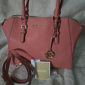 Michael Kors Coral Satchel Bag
